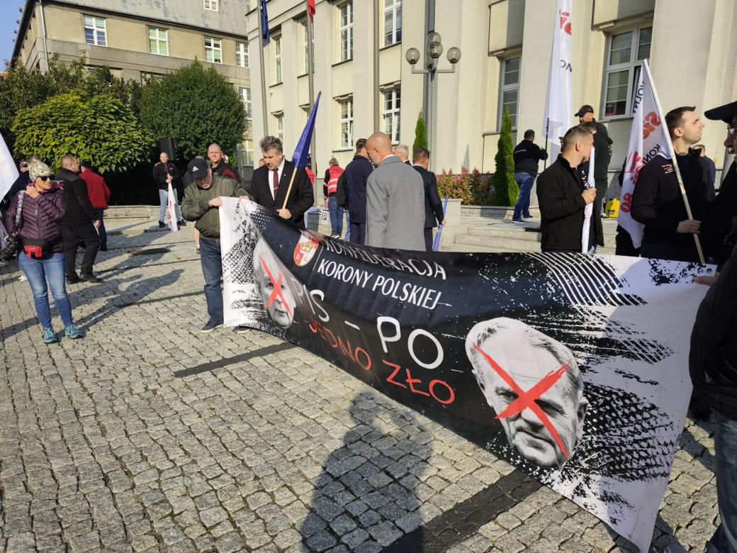 Górnicy protestują przeciw zwolnieniom