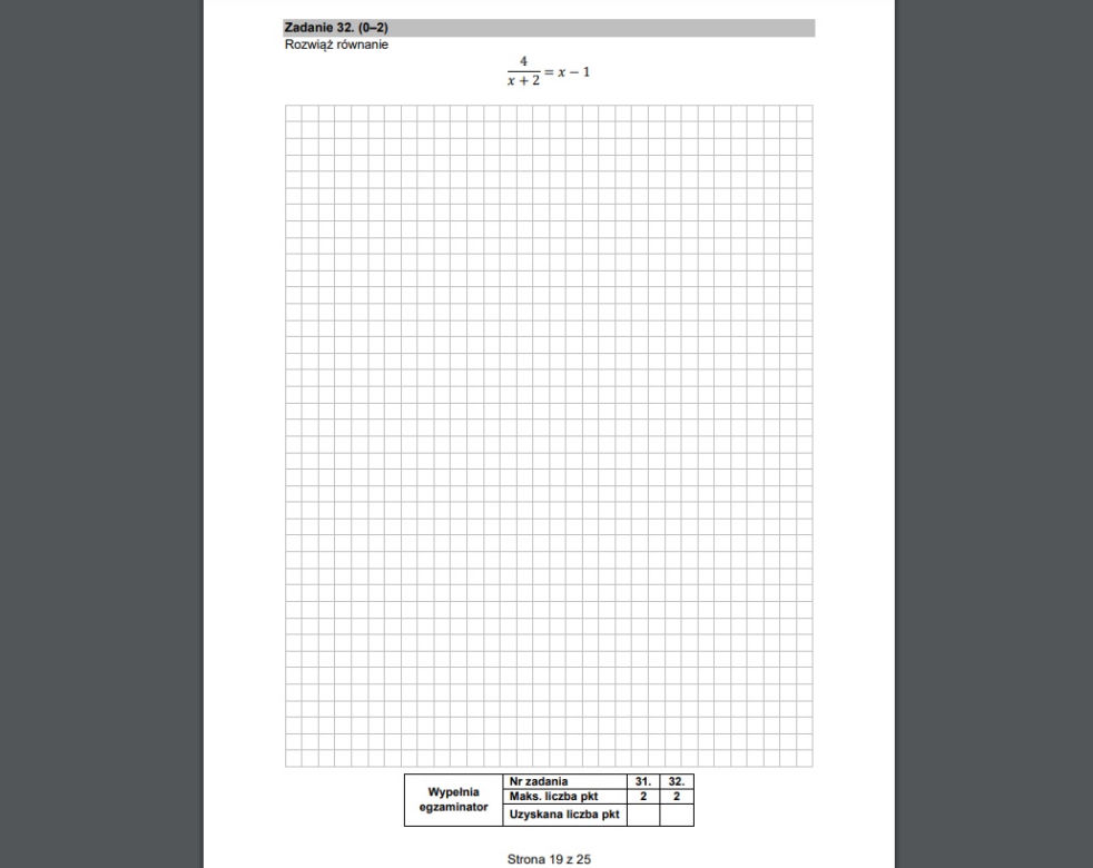 Matura poprawkowa matematyka 2022 - ARKUSZ CKE 