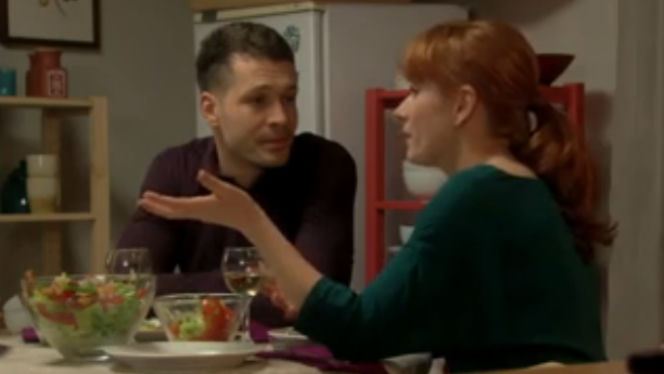 M jak miłość odcinek 1070 Agnieszka Olszewska (Magdalena Walach), Tomek Chodakowski (Andrzej Młynarczyk)