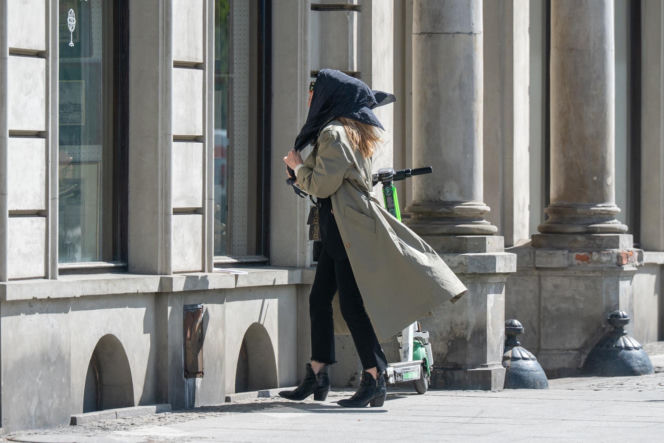 Magdalena Cielecka walczy z wiatrem