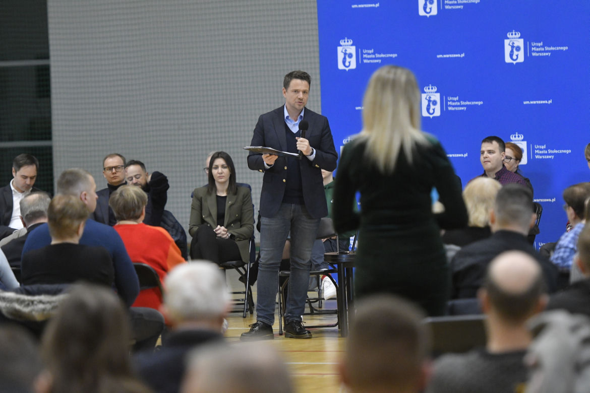 Trzaskowski na Bielanach. Co zapowiedział mieszkańcom? 