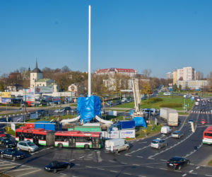 W Lublinie powstał Maszt Niepodległości. Ma 35 metrów wysokości