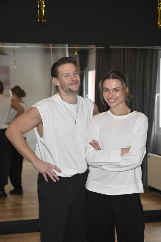 Sebastian Fabijański na probach do "Tańca z Gwiazdami"