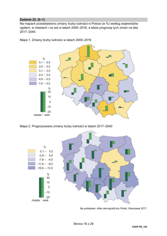 Matura 2022: geografia rozszerzona. Arkusze CKE, zadania, pytania. Poziom rozszerzony	