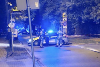 Akcja policyjnych saperów w Pruszkowie przy ul.Ołówkowej.