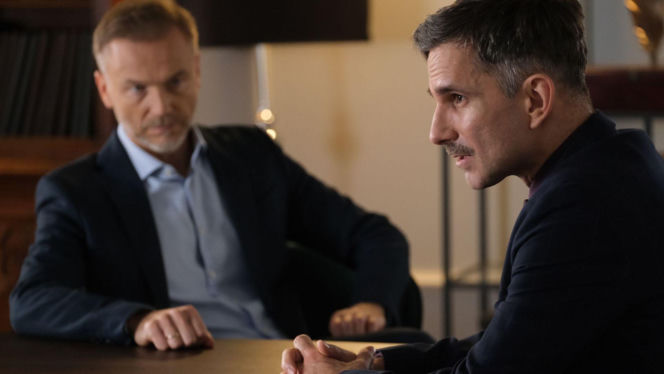 M jak miłość odc. 1918. Andrzej Budzyński (Krystian Wieczorek), Kamil (Marcin Bosak)