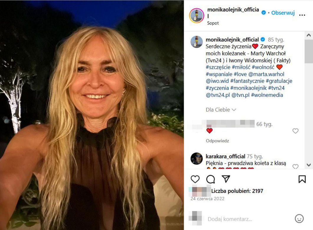 Monika Olejnik kusi dekoltem