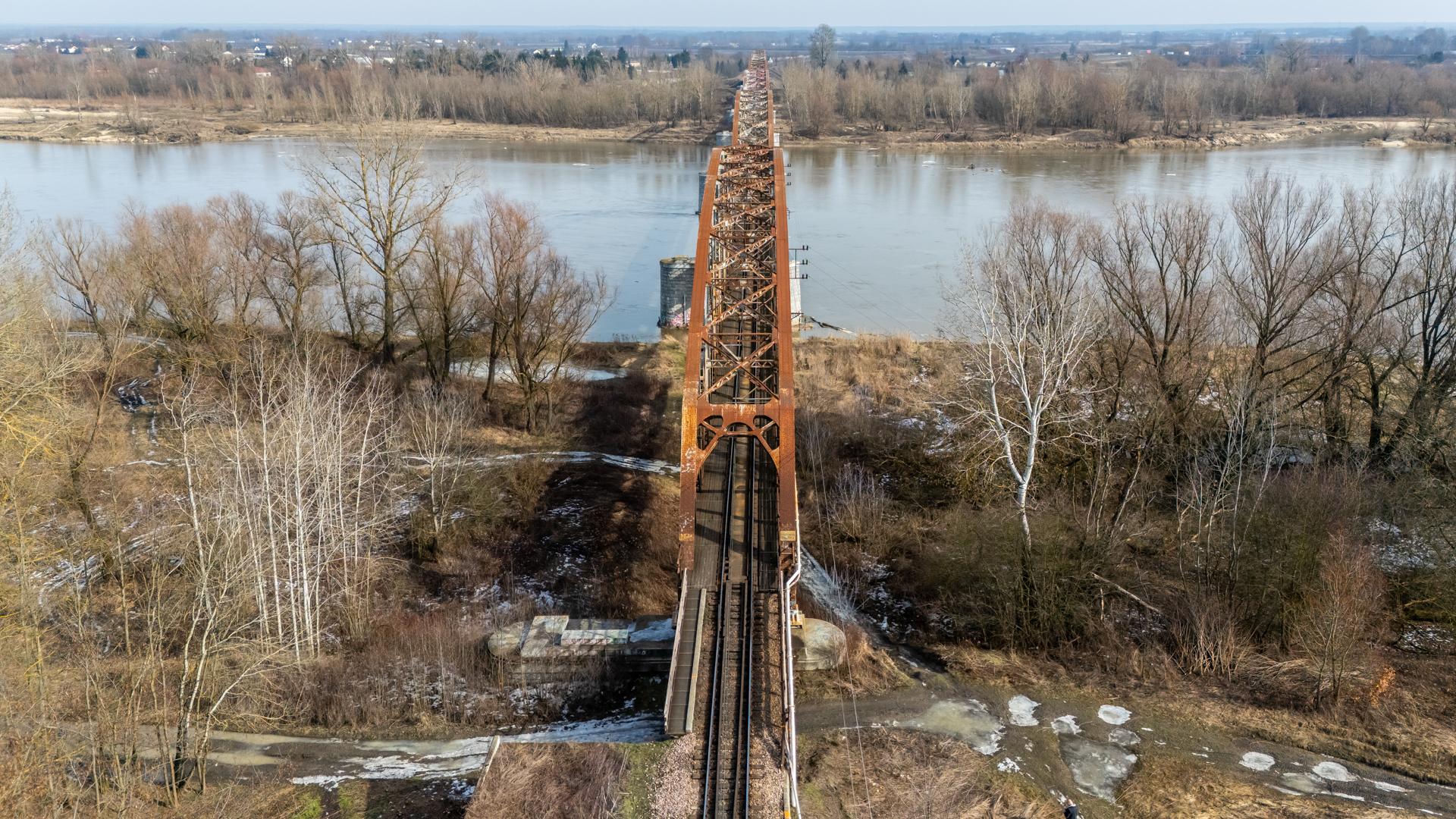 Stary most nad Wisłą w Górze Kalwarii