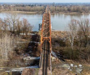 Stary most nad Wisłą w Górze Kalwarii