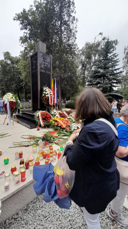 81. rocznica wybuchu Powstania Warszawskiego. Uroczystości przy pomniku Gloria Victis