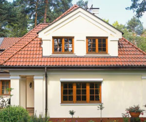 Lukarna z dachem dwuspadowem