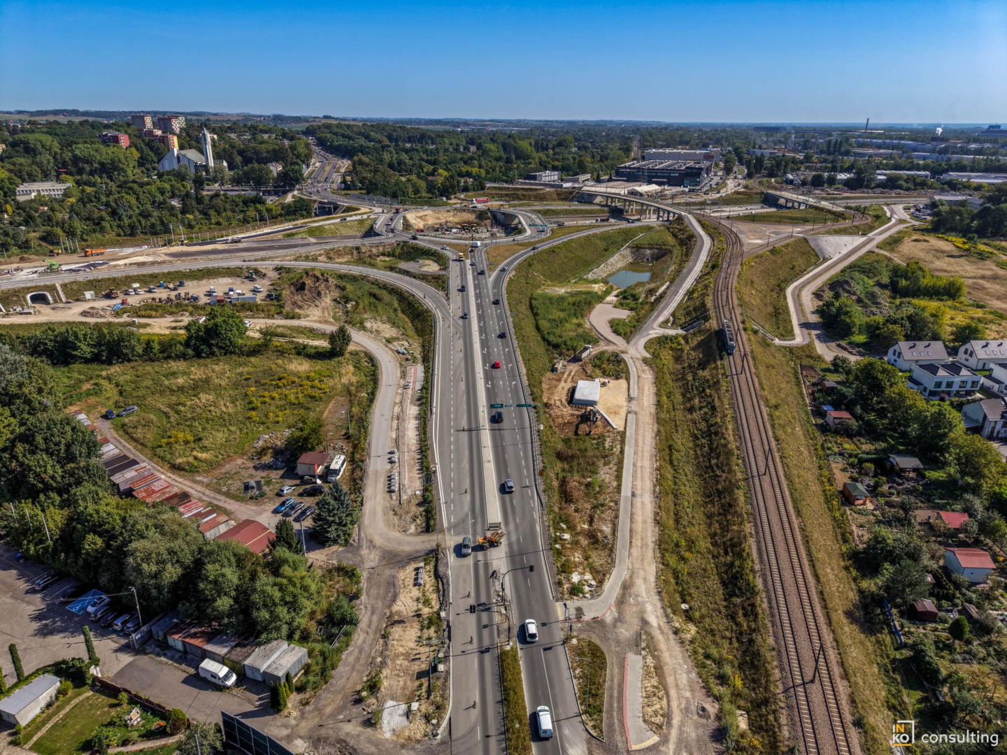 Węzeł Mistrzejowice i węzeł Grębałów - budowa wrzesień 2026