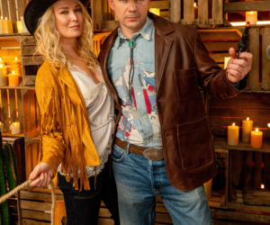 Barwy szczęścia, odcinek 3405. Karolina (Marta Dąbrowska), Bruno (Lesław Żurek)