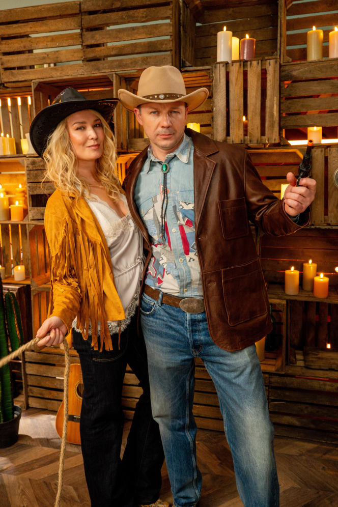 Barwy szczęścia, odcinek 3405. Karolina (Marta Dąbrowska), Bruno (Lesław Żurek)