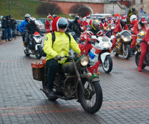 MotoMikołaje na ulicach Lublina! Odwiedzili dzieci w szpitalach