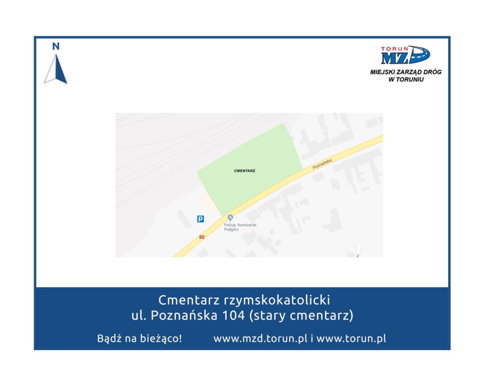 Organizacja ruchu przy cmentarzach na Wszystkich Świętych. 1 listopada w Toruniu