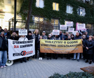 Seniorzy wylądują na ulicy? Lokatorzy protestują przeciwko podwyższeniu czynszu