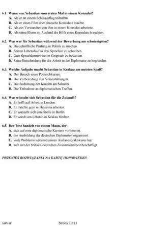 Matura 2018 język niemiecki poziom podstawowy