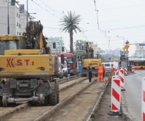 Remont torów na Jerozolimskich