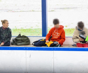 Aneta Zając na łyżwach