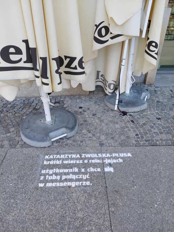 Na chodnikach Wrocławia pojawiły się nietypowe cytaty. O co w tym chodzi? [FOTO]