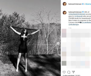 Helena Christensen młodnieje na kwarantannie