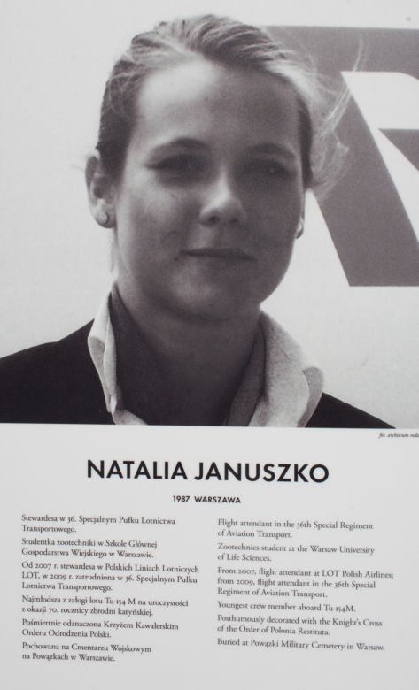 Natalia Januszko, stewardesa