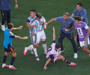 Awantura po finale MŚ Hiszpania - Argentyna