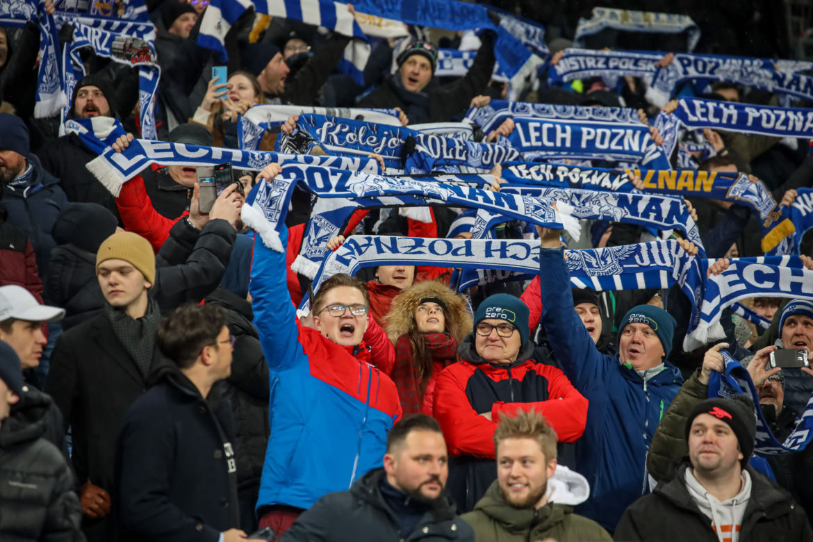 Tak bawili się kibice na meczu Lech Poznań - Djurgardens