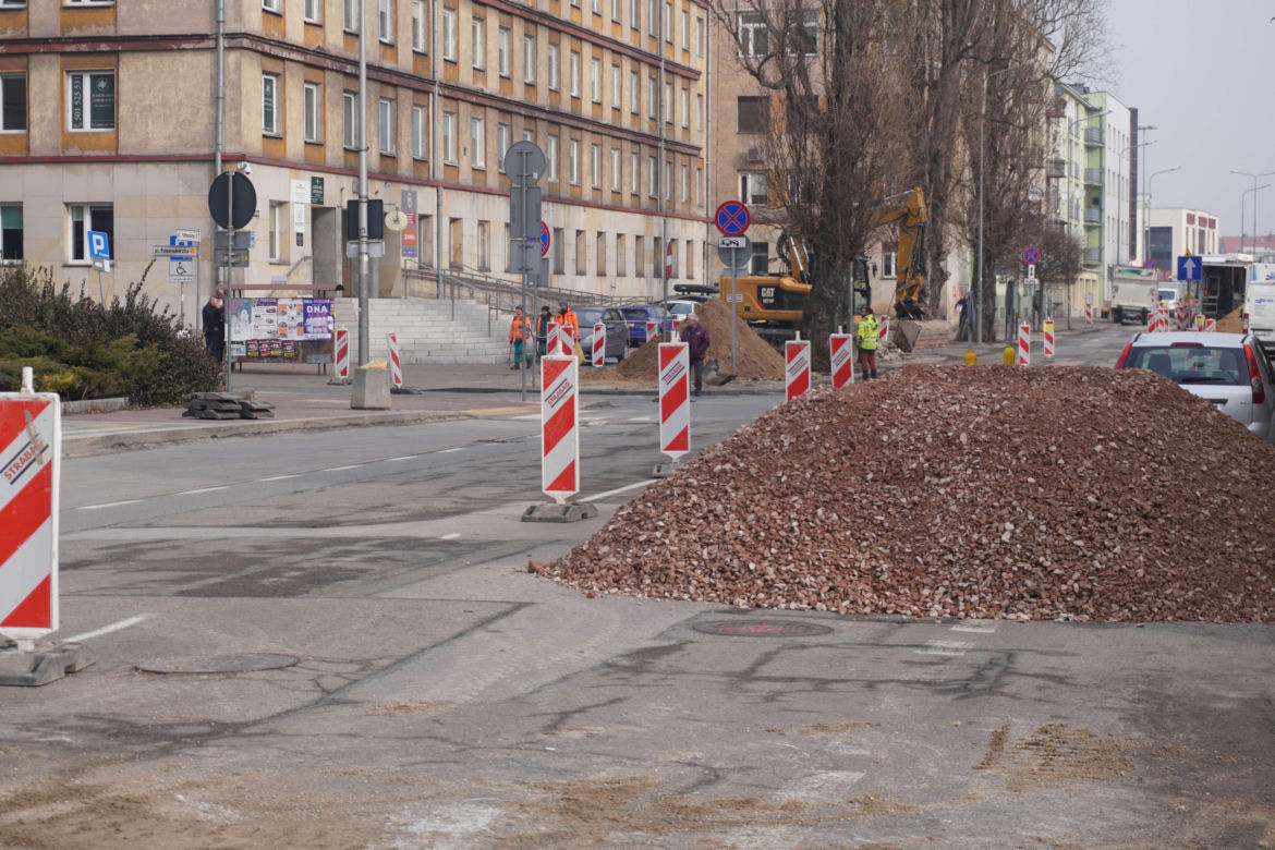 Przebudowa ulicy Paderewskiego w Kielcach