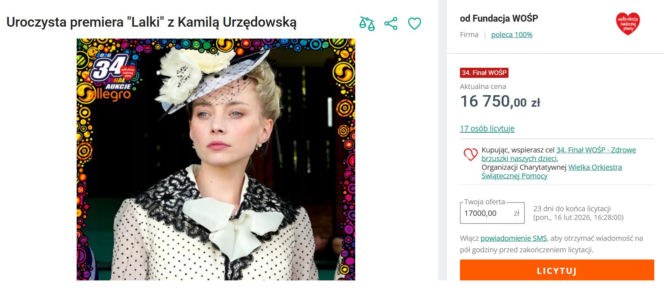 Gwiazdy grają z WOŚP