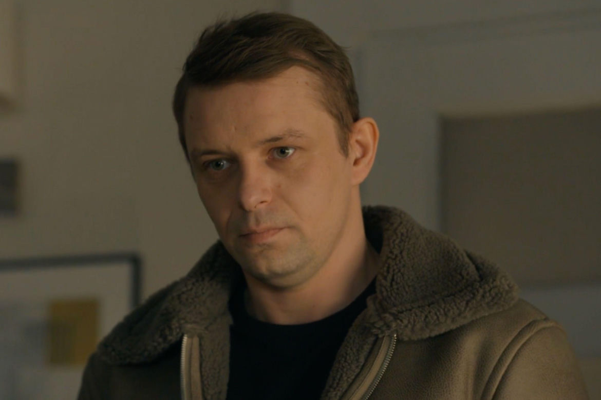 Barwy szczęścia, odcinek 3414: Hubert (Marek Molak), Asia (Anna Gzyra-Augustynowicz), Adam (Kamil Studnicki)