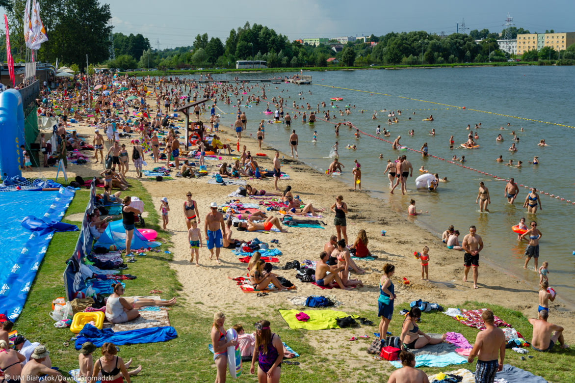 Plaża miejska na Dojlidach w Białymstoku