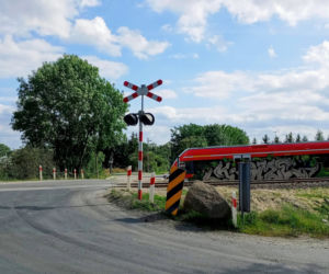 Wrak niemieckiego pociągu pod Kołbaskowem