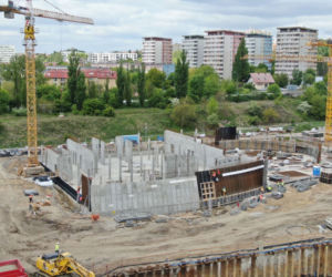 Budowa Fabryki Wody w Szczecinie - maj 2020