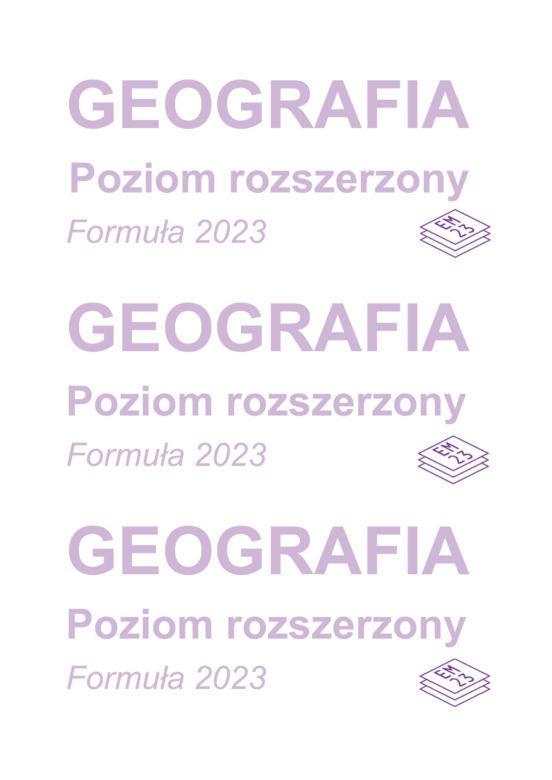 Matura 2025 geografia - arkusz CKE 15.05.2025 - Formuła 2023