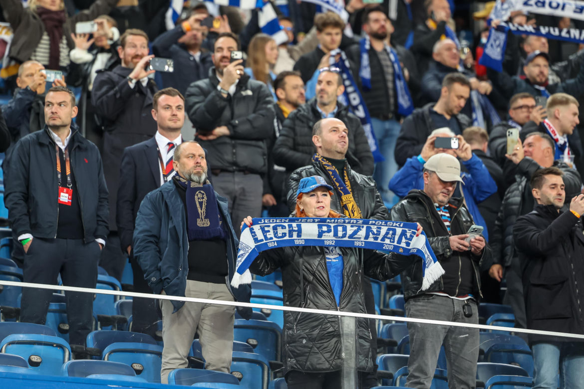 Lech Poznań - Sunderland: Zdjęcia kibiców i zawodników z meczu 3. kolejki fazy ligowej Ligi Europy 2026/27