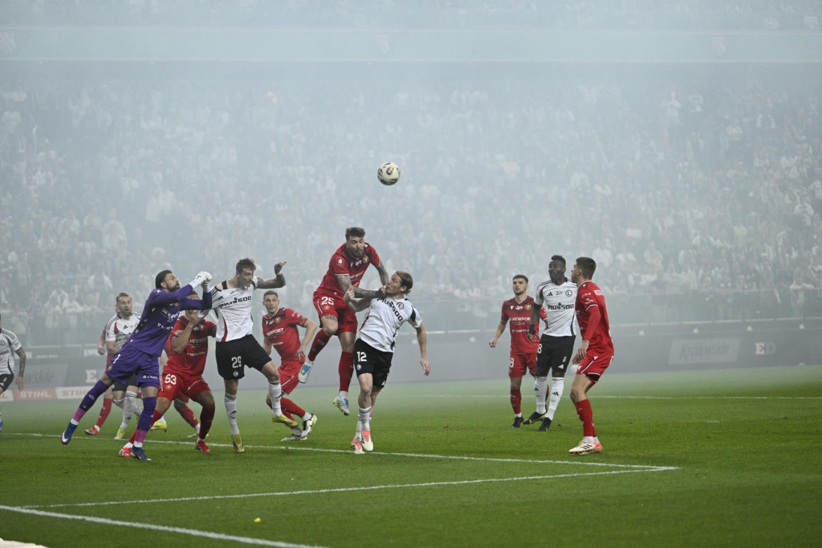 31. kolejka PKO BP Ekstraklasy 2025/2026. Mecz Legia Warszawa - Łódź Widzew