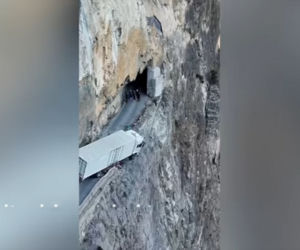 Kierowca tira oszukał przeznaczenie! Te zdjęcia przerażają