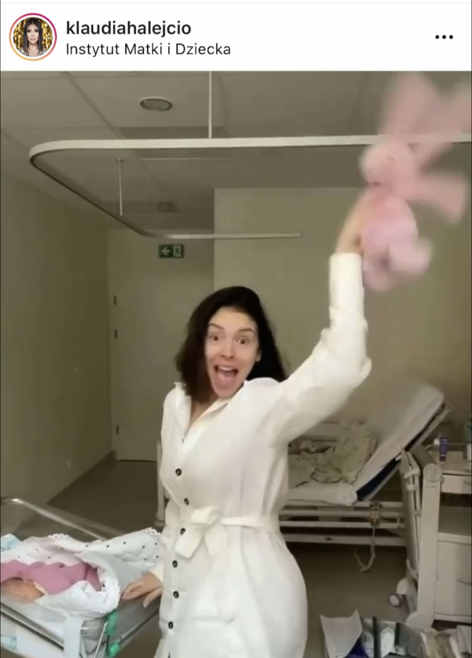 Klaudia Halejcio urodziła