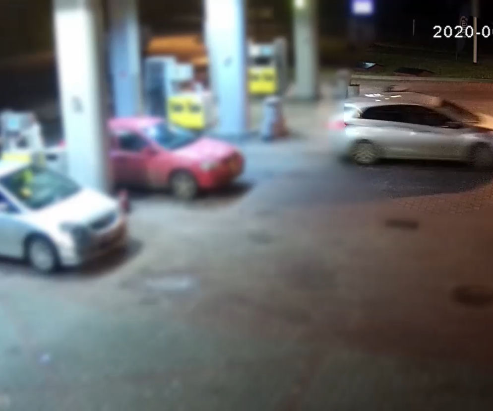 Sceny grozy na stacji paliw w Małopolsce. Policja opublikowała NAGRANIE
