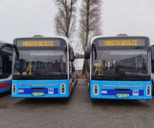 Nowe chińskie autobusy elektryczne marki Yutong w Siedlcach