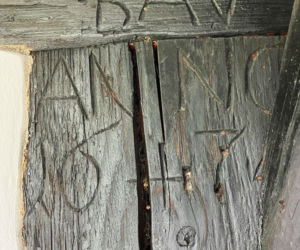 Dom w Pławnej - data budowy na belce 1674