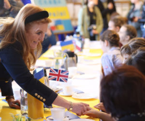 Dąbrowa Górnicza: Sarah Ferguson, księżna Yorku, odwiedziła ukraińskie dzieci