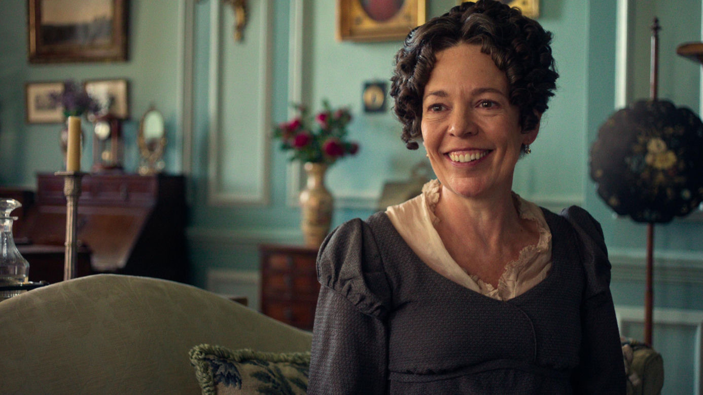 Olivia Colman jako pani Bennet