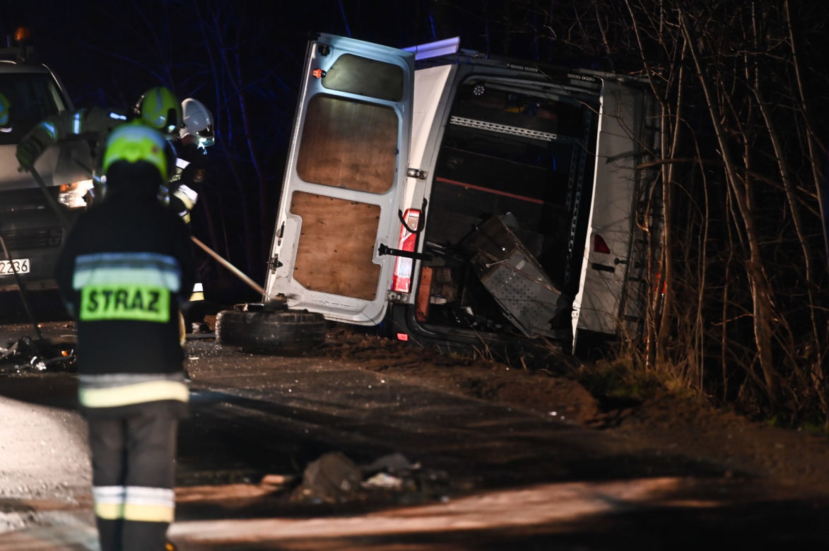 Tragedia w Jabłowie. Kierowca nie miał szans przeżyć tego wypadku
