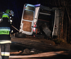 Tragedia w Jabłowie. Kierowca nie miał szans przeżyć tego wypadku