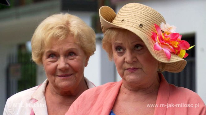 	M jak miłość odc. 1098. Barbara (Teresa Lipowska), Zośka Kisielowa (Małgorzata Różniatowska)
