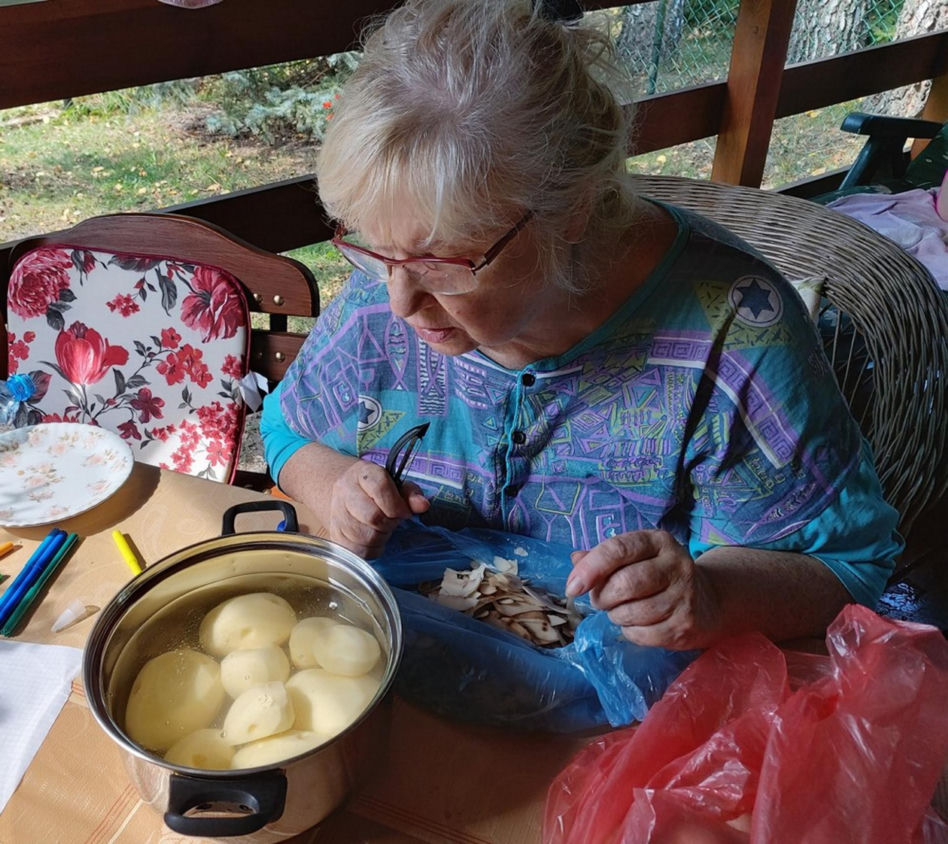 Stanisława Celińska z rodziną