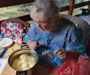 Stanisława Celińska z rodziną